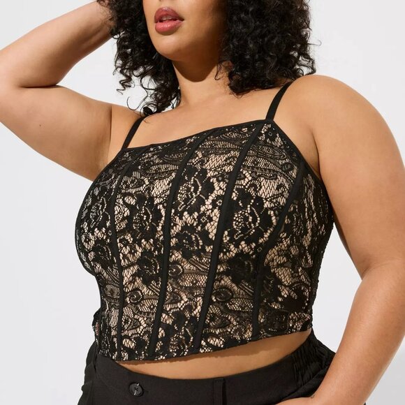 Torrid Curve Other - Torrid size 1 - new with tags - corset lace top